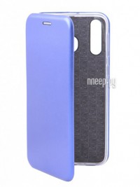 Фото Чехол Innovation для Samsung Galaxy M30 Book Silicone Magnetic Blue 15502