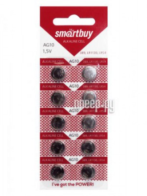 Фото AG10 - SmartBuy SBBB-AG10-10B (10 штук)