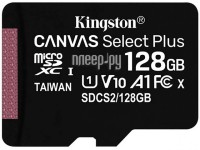 Фото 128Gb - Kingston Micro Secure Digital HC Class10 UHS-I Canvas Select SDCS2/128GBSP (Оригинальная!)