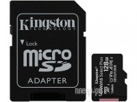 Фото 128Gb - Kingston Micro Secure Digital HC Class10 UHS-I Canvas Select SDCS2/128GB с переходником под SD (Оригинальная!)