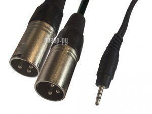 Фото Кабель American Dj mini Jack - 2xXLR 3m AC-J3S-2XM/3