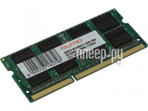 Фото Qumo DDR3 SO-DIMM 1600MHz PC-12800 CL11 - 8Gb QUM3S-8G1600C11R