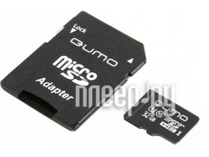 Фото 32Gb - Qumo Micro SecureDigital CL10 UHS-I QM32GMICSDHC10U1