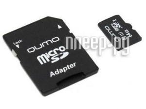 Фото 64Gb - Qumo MicroSDXC UHS-I U3 Pro Seria 3.0 QM64GMICSDXC10U3 с адаптером SD (Оригинальная!)