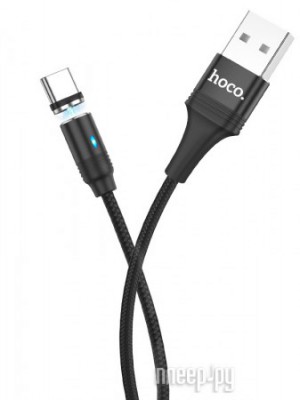 Фото Hoco U76 Fresh Magnetic USB - Type-C Black 115182