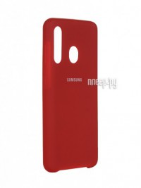 Фото Чехол Innovation для Samsung Galaxy A60 Silicone Cover Red 16289