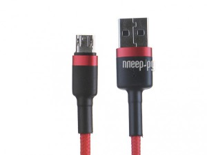 Фото Baseus Cafule Cable USB - MicroUSB 1.5A 2m Red CAMKLF-C09