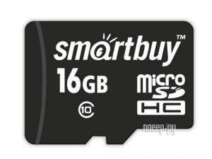Фото 16Gb - SmartBuy Micro Secure Digital HC Class 10 LE SB16GBSDCL10-00LE (Оригинальная!)