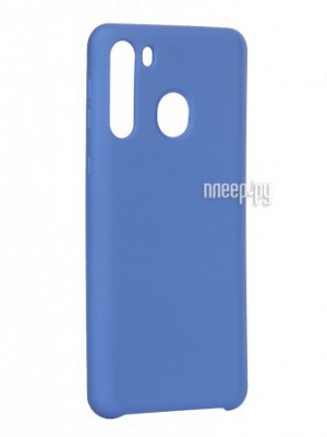 Фото Чехол Innovation для Samsung Galaxy A21 Silicone Cover Blue 16842