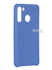 Фото Чехол Innovation для Samsung Galaxy A21 Silicone Cover Blue 16842