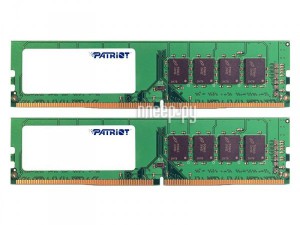 Фото Patriot Memory DDR4 DIMM 2666MHz PC-21300 CL19 - 16Gb KIT (2x8Gb) PSD416G2666K