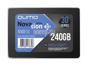Фото Qumo Novation TLC 3D SSD 240Gb Q3DT-240GAEN