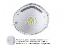 Фото FIT 12292М 3-х слойная класс защиты FFP1 (до 4 ПДК) - с угольным фильтром и с клапаном