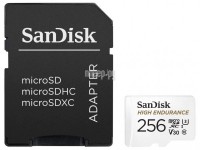 Фото 256Gb - SanDisk Micro Secure Digital XC 256Gb Class 10 UHS-3 SDSQQNR-256G-GN6IA с переходником под SD (Оригинальная!)