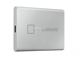 Фото Samsung External SSD 1Tb T7 Touch PCIe USB3.2/Type-C Silver MU-PC1T0S/WW