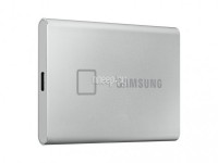 Фото Samsung External SSD 500Gb T7 Touch PCIe USB3.2/Type-C Silver MU-PC500S/WW