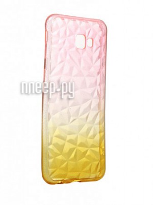 Фото Чехол Krutoff для Huawei P8 Lite Crystal Silicone Yellow-Pink 12274