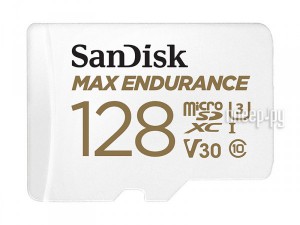 Фото 128Gb - SanDisk microSD Max Endurance Class 10 UHS-I SDSQQVR-128G-GN6IA
