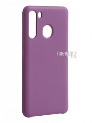 Фото Чехол Innovation для Samsung Galaxy A21 Silicone Cover Purple 16859