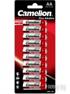 Фото AA - Camelion LR6 Plus Alkaline (10 штук) LR6-BP10