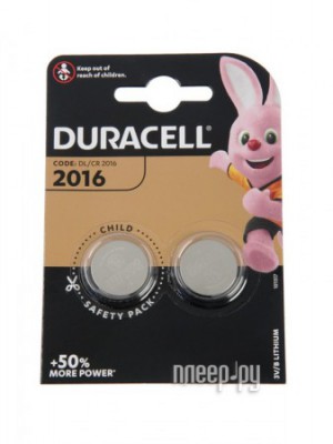 Фото CR2016 - Duracell DR CR2016/2BL