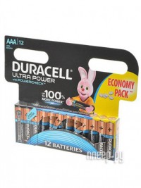 Фото AAA - Duracell LR03 12BL Ultra Power (12 штук) DR LR03/12BL UL PW
