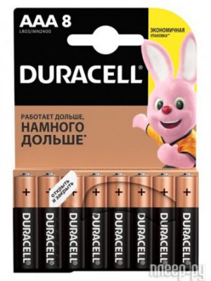 Фото AAA - Duracell LR03 8BL Ultra Power (8 штук) DR LR03/8BL UL PW