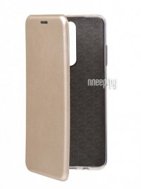 Фото Чехол Innovation для Xiaomi Redmi K30 Book Silicone Magnetic Gold 17084