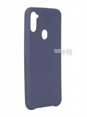 Фото Чехол Innovation для Samsung Galaxy A11 Silicone Cover Blue 17717