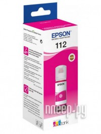 Фото Epson 112 EcoTank Pigment Magenta C13T06C34A