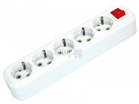 Фото Сетевой фильтр 5bites 5 Sockets 3m White SP5W-330