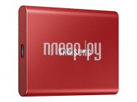 Фото Samsung Portable T7 500Gb Red MU-PC500R/WW