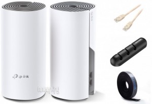 Фото TP-LINK Deco E4 2-pack - Mesh Wi-Fi система Выгодный набор + подарок серт. 200Р!!!