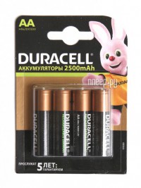 Фото AA - Duracell DR AA2500/4BL (4 штуки)