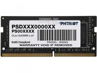 Фото Patriot Memory Signature DDR4 SO-DIMM 2400MHz PC19200 CL17 - 16Gb PSD416G240081S