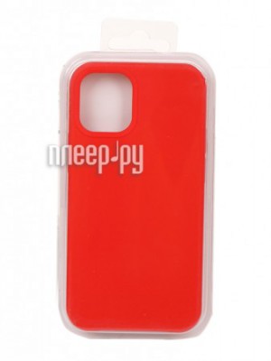 Фото Чехол Innovation для APPLE iPhone 12 Mini Silicone Soft Inside Red 18007