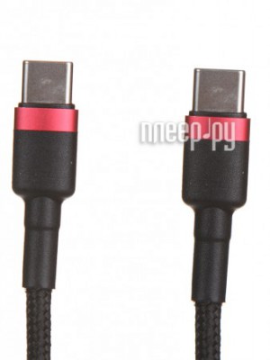 Фото Baseus Cafule PD 2.0 100W Flash Charging USB - Type-C 2m Red-Black CATKLF-AL91