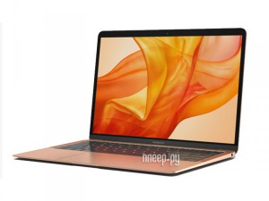 Фото APPLE MacBook Air 13 (2020) (Английская раскладка клавиатуры) Gold MGND3 (Apple M1/8192Mb/256Gb SSD/Wi-Fi/Bluetooth/Cam/13.3/2560x1600/Mac OS)
