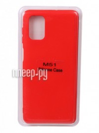 Фото Чехол Innovation для Samsung Galaxy M51 Soft Inside Red 18982
