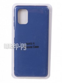 Фото Чехол Innovation для Samsung Galaxy M51 Soft Inside Blue 18983