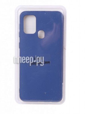Фото Чехол Innovation для Samsung Galaxy F41 Soft Inside Blue 18988