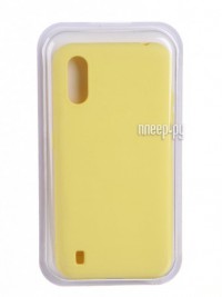 Фото Чехол Innovation для Samsung Galaxy A01 Soft Inside Yellow 19152