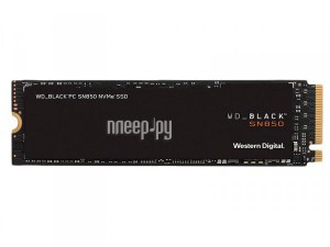 Фото Western Digital WD Black SN850 NVMe SSD 500Gb без радиатора WDS500G1X0E-00AFY0