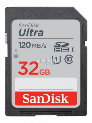 Фото 32Gb - SanDisk Ultra Secure Digital HC UHS-I SDSDUN4-032G-GN6IN (Оригинальная!)