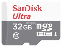 Фото 32Gb - SanDisk Ultra Micro Secure Digital HC UHS-I SDSQUNR-032G-GN3MN (Оригинальная!)