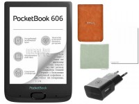 Фото PocketBook 606 Black PB606-E-RU Выгодный набор + подарок серт. 200Р!!!