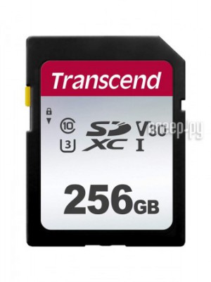Фото 256Gb - Transcend 300S Secure Digital XC Class 10 V30 UHS-I TS256GSDC300S (Оригинальная!)