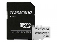 Фото 256Gb - Transcend 300S Micro Secure Digital XC Class 10 UHS-I TS256GUSD300S-A с переходником под SD (Оригинальная!)