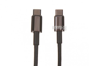 Фото Baseus Tungsten Gold USB Type-C - USB Type-C 1m Black CATWJ-01