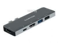 Фото Хаб USB Canyon 7-в-1 USB-C Power Delivery CNS-TDS05B
